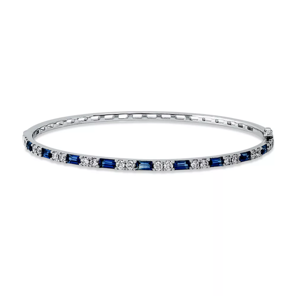 Whitegold Sapphire Bracelets