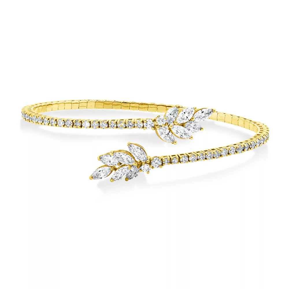 Yellowgold Diamond Bracelets