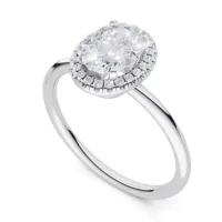 White Gold Diamond Engagement Ring