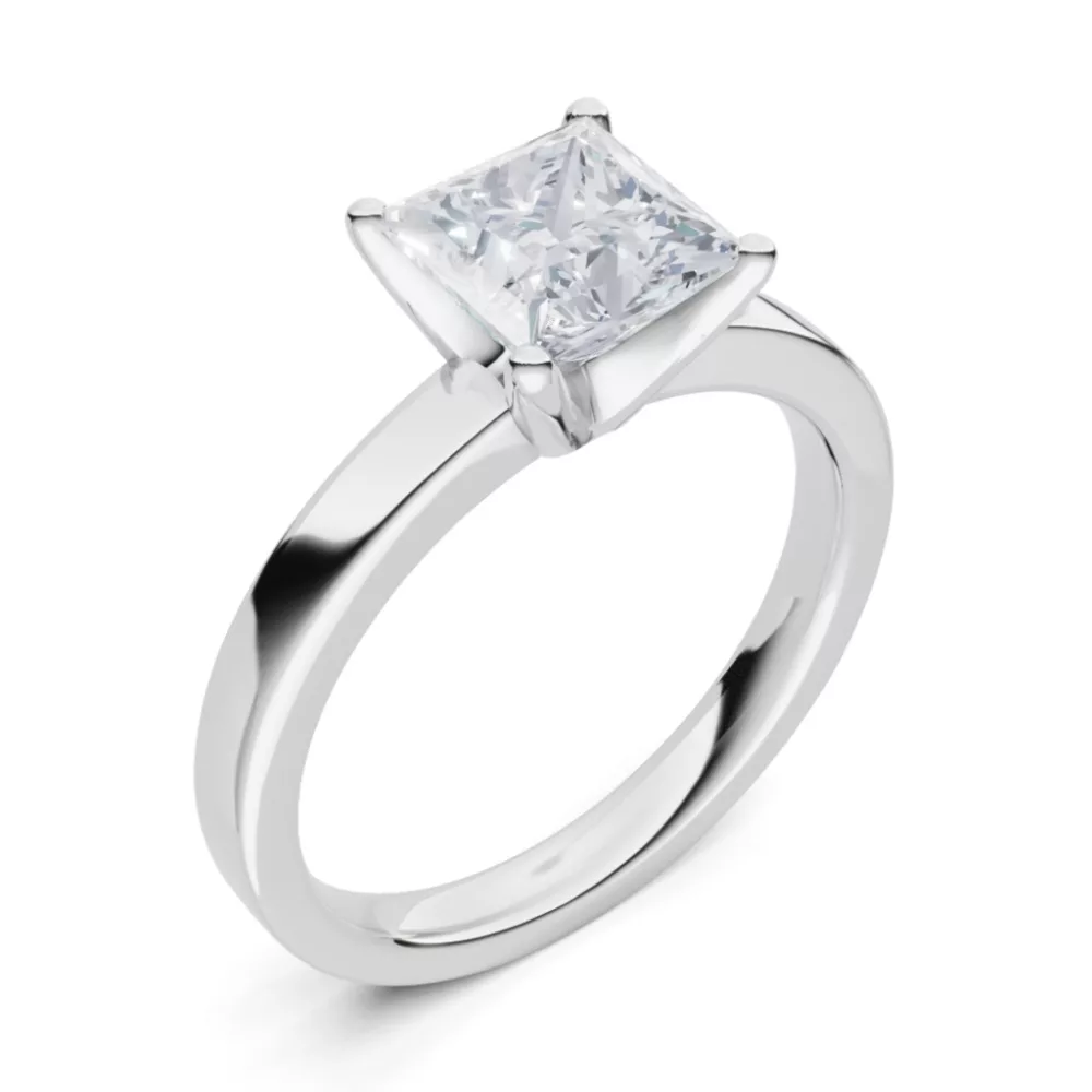 Fehérarany Gyémánt Eljegyzési Gyűrű