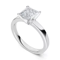 Fehérarany Gyémánt Eljegyzési Gyűrű