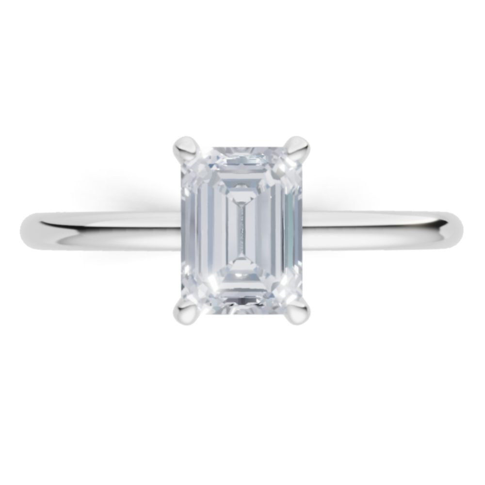 Fehérarany Gyémánt Eljegyzési Gyűrű