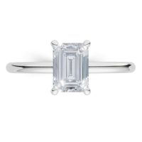 Fehérarany Gyémánt Eljegyzési Gyűrű