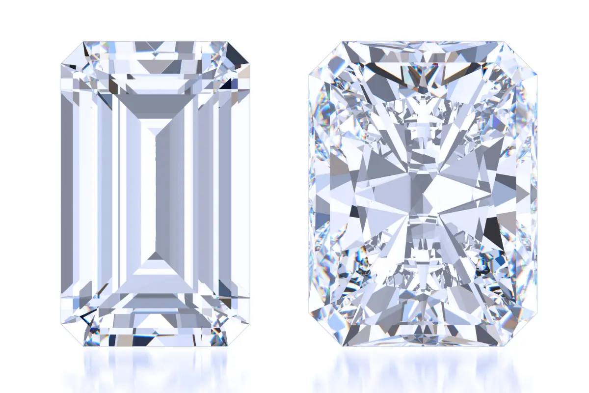 Gyémánt eljegyzési gyűrű: emerald vagy radiant csiszolás?