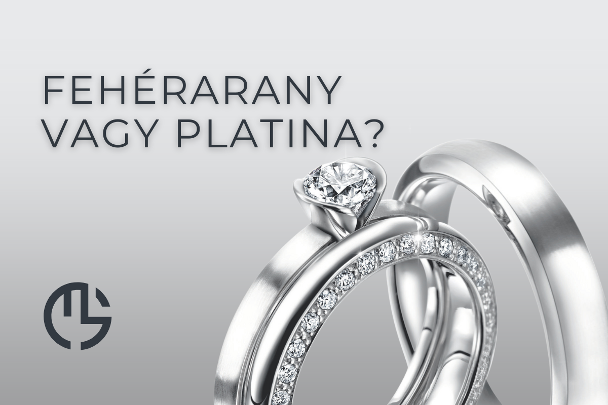 Fehérarany vagy platina eljegyzési gyűrű?