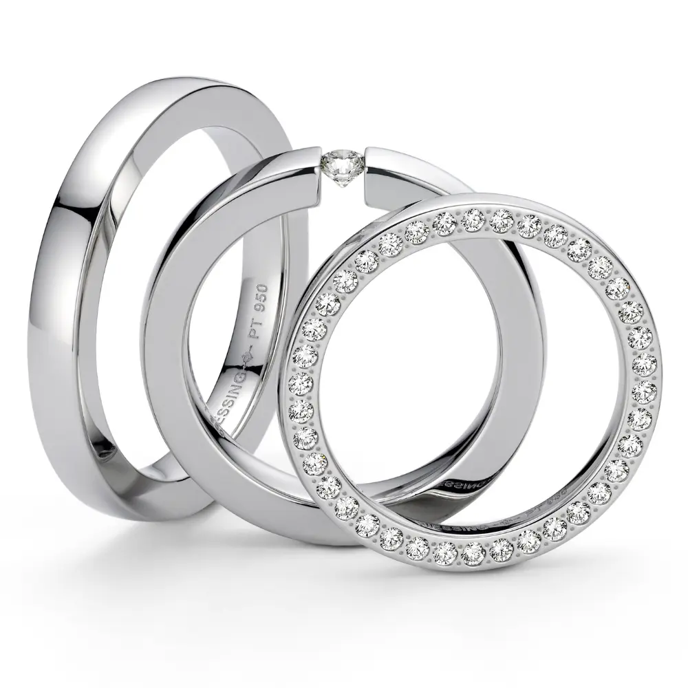 Diamond wedding ring: Half or full eternity setting?