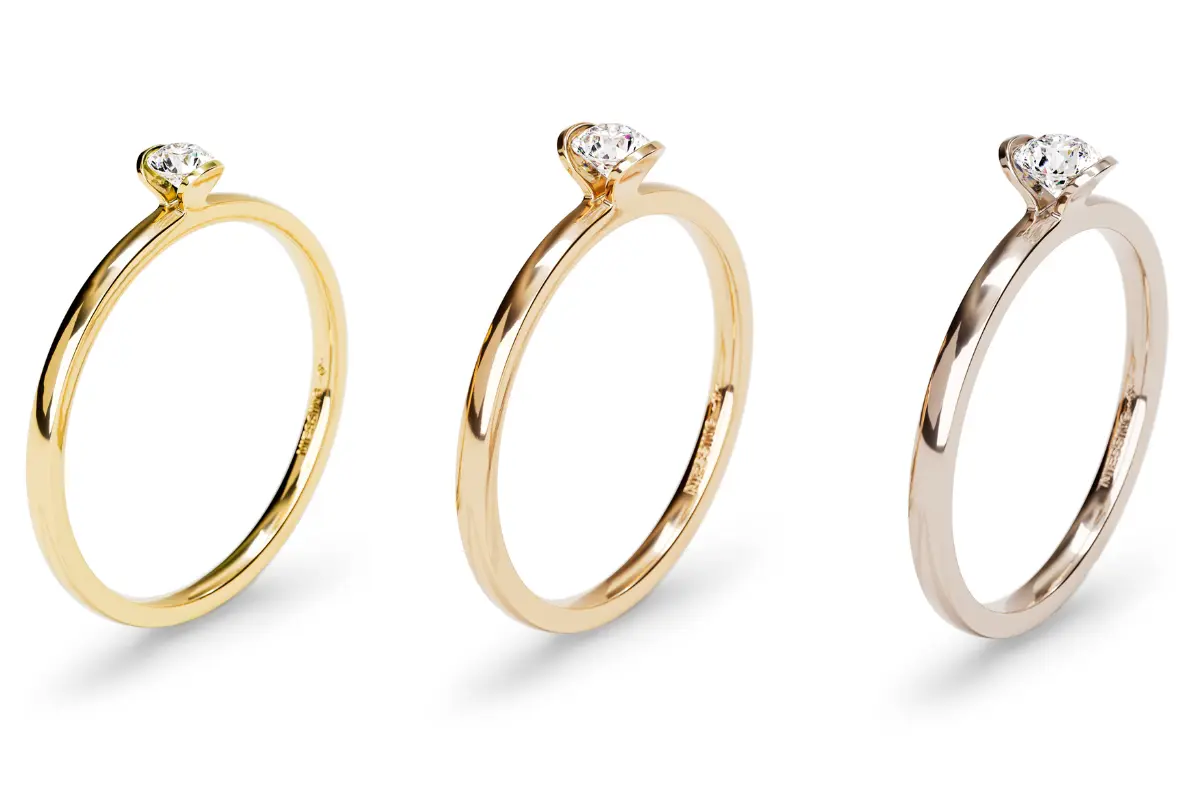 modern gyémánt eljegyzési gyűrű