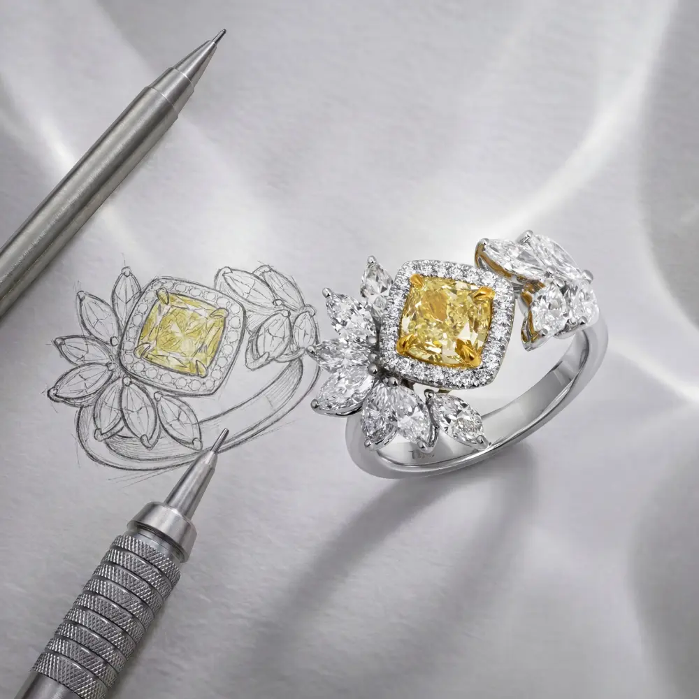 A guide to choosing a natural yellow diamond